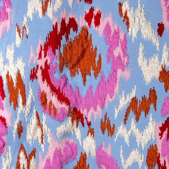 MARNI Floral textured Knitted Top Iris Blue Pristine Condition Size US 8 - Picture 3 of 13